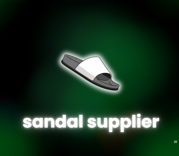sandal artwork